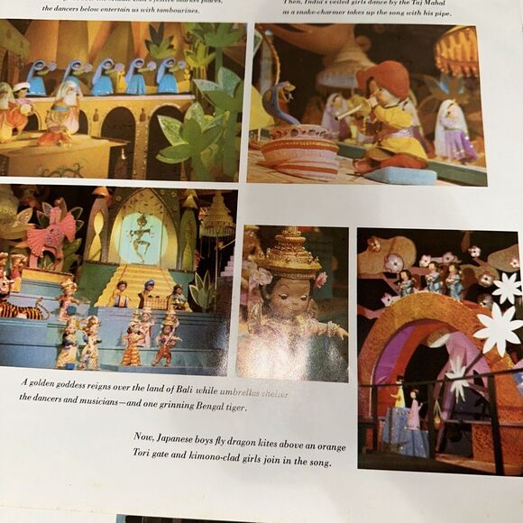 Walt Disney It's A Small World Book & LP Record Disneyland 3925 - Picture 16 of 16